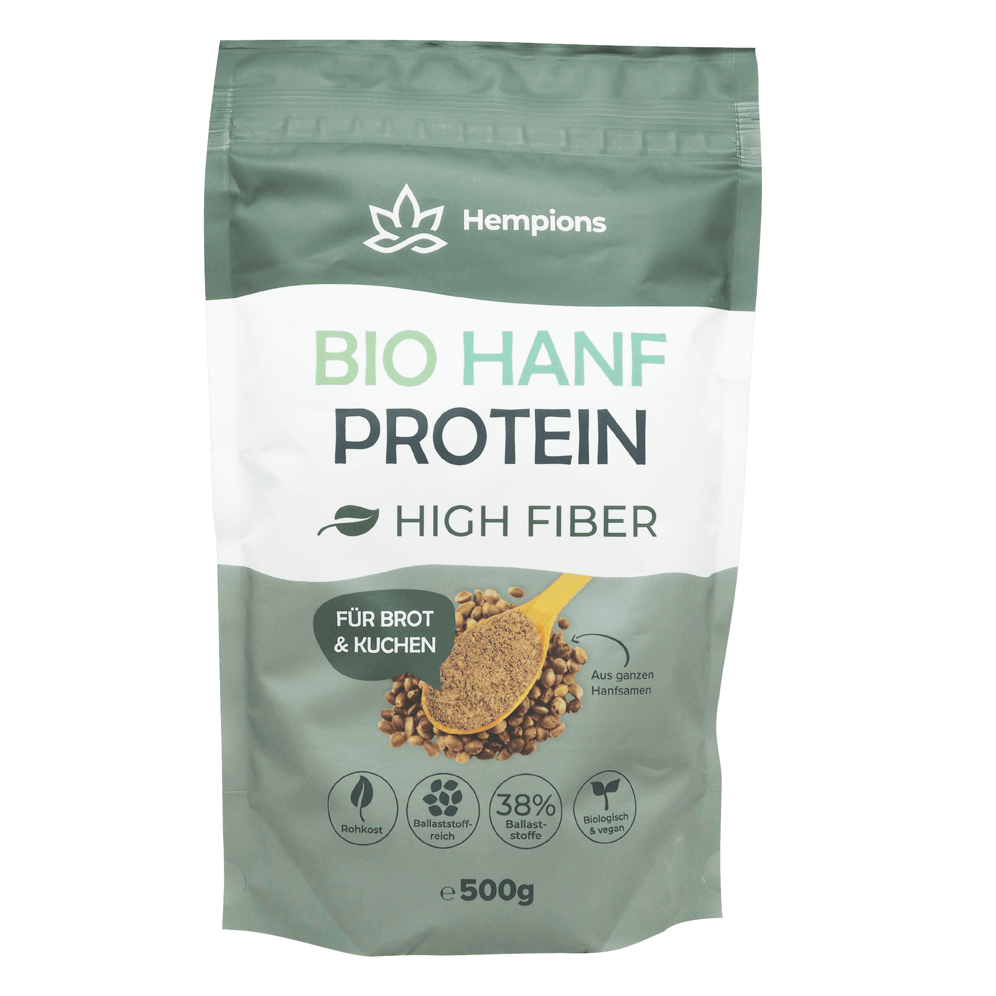 Jetzt ansehen Bio Hanfprotein High Fiber - 500g