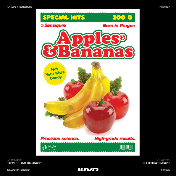 34/1 IUVO SQ Apples & Bananas