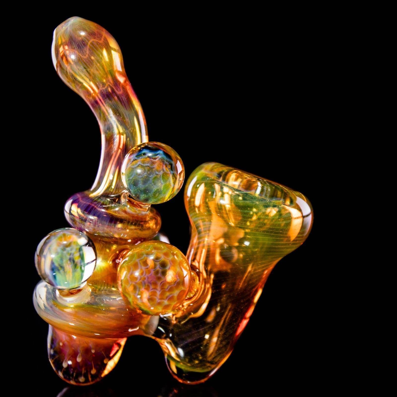 Jetzt ansehen Glass Paradise – Striped & Fumed Sherlock Pipe #4