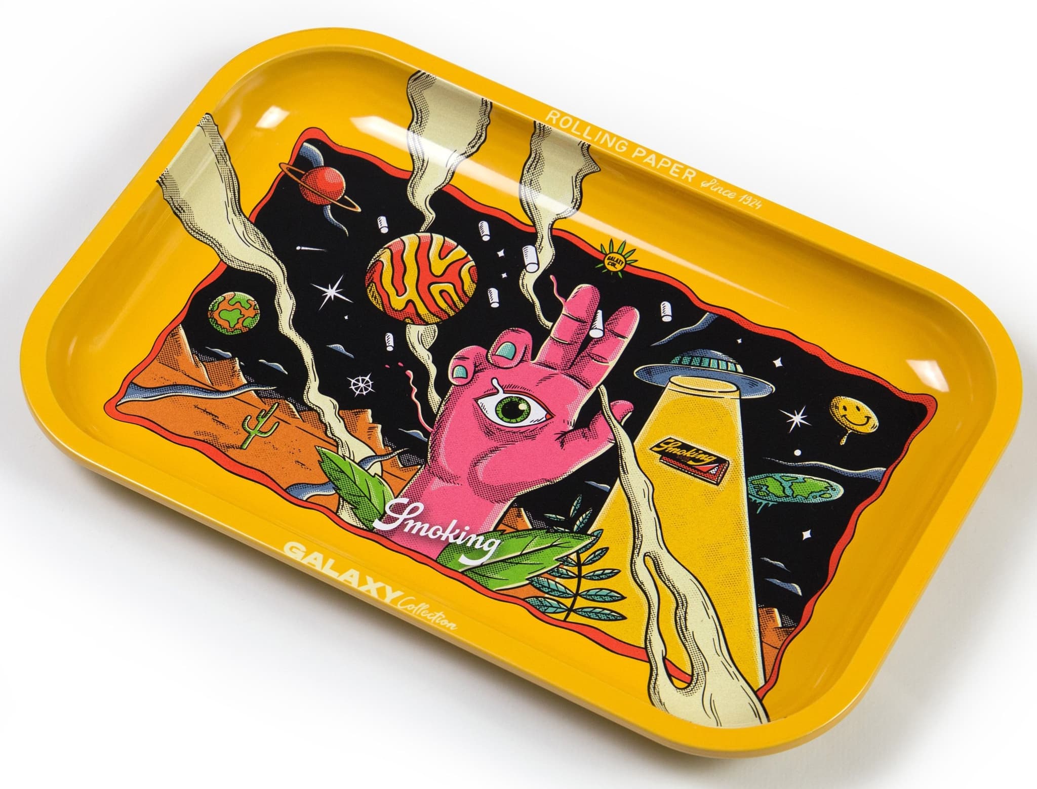 Jetzt ansehen SMOKING ROLLING TRAY GALAXY EARTH 