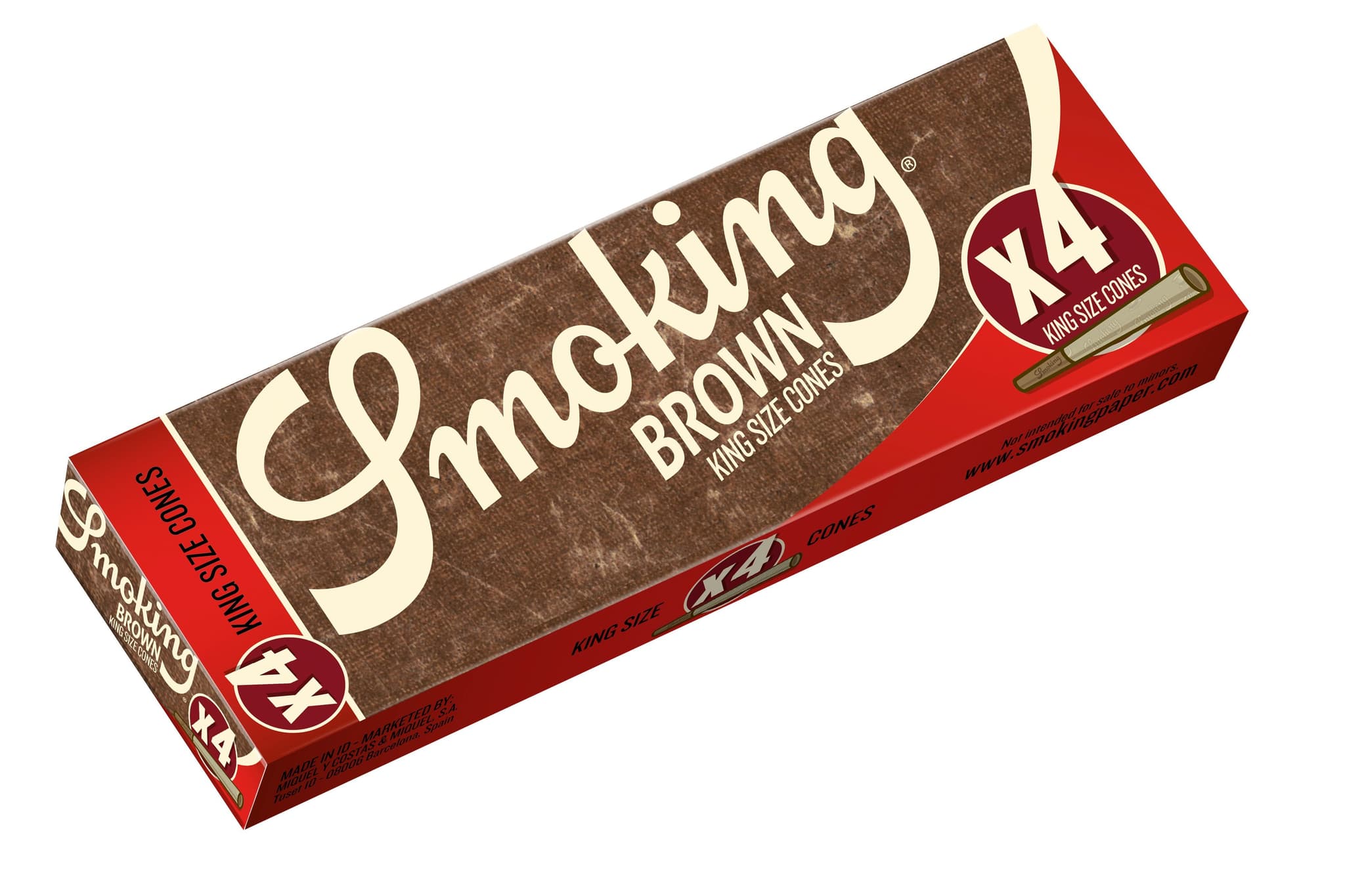 Jetzt ansehen SMOKING BROWN KS CONES X4