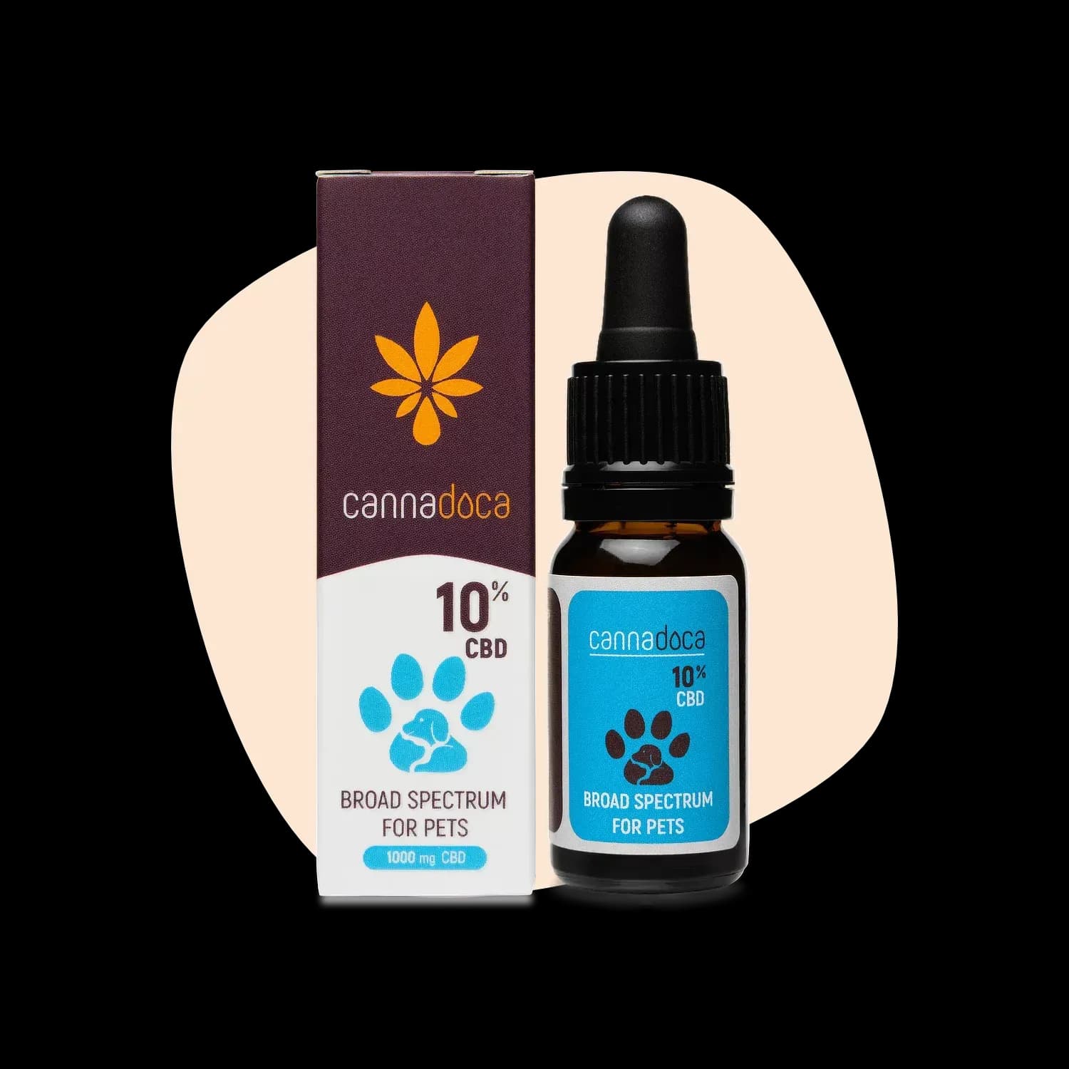 Jetzt ansehen Premium CBD Öl Hund 10% ✓ 1000 mg CBD ✓ 10ml