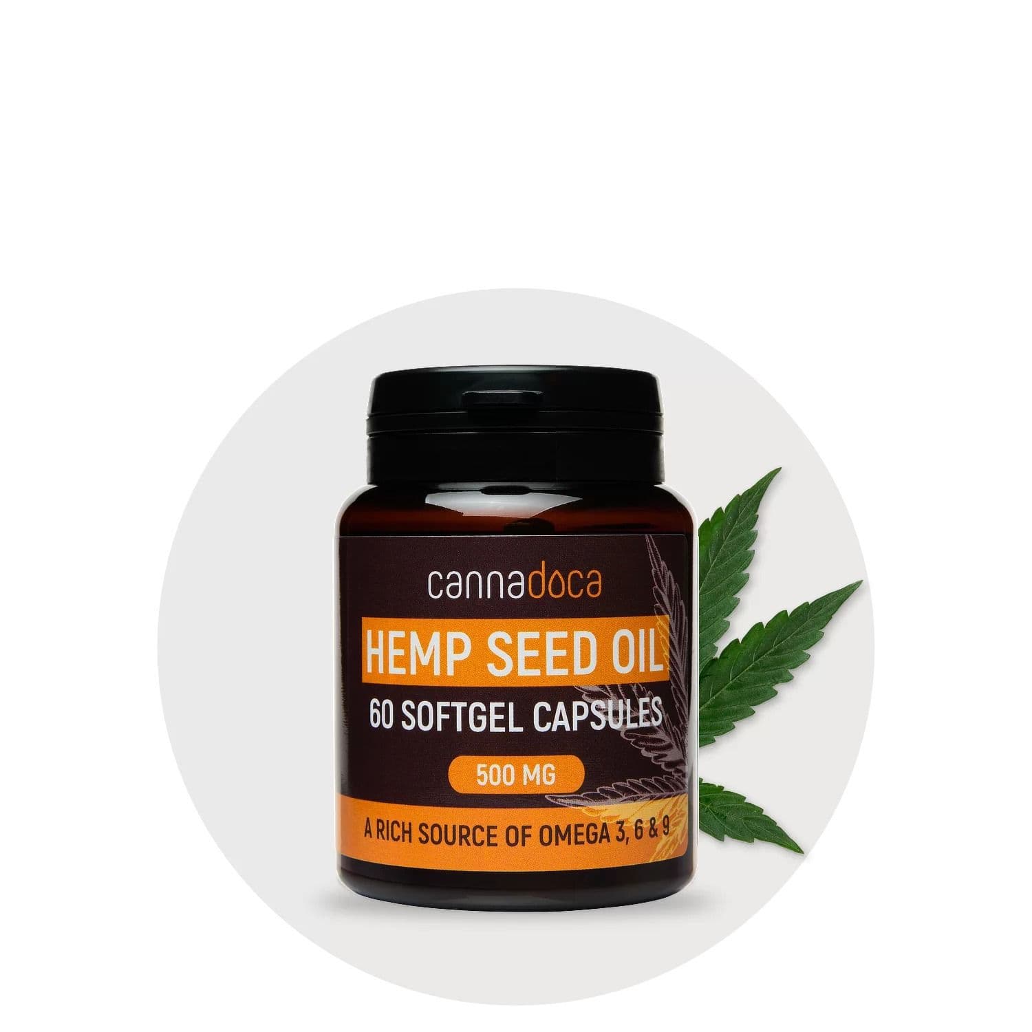 Jetzt ansehen Hanfsamenöl Kapseln (500 mg)