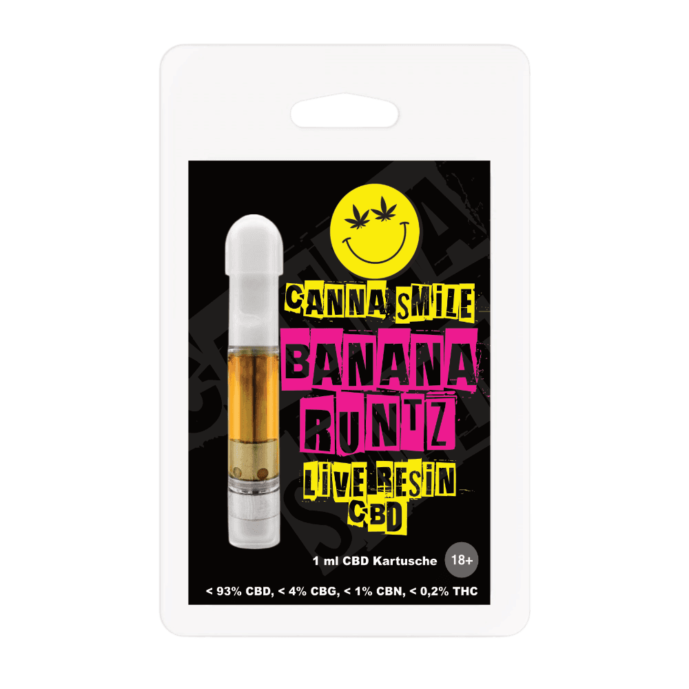 Jetzt ansehen Banana Runtz Live Resin CBD Vape Kartusche