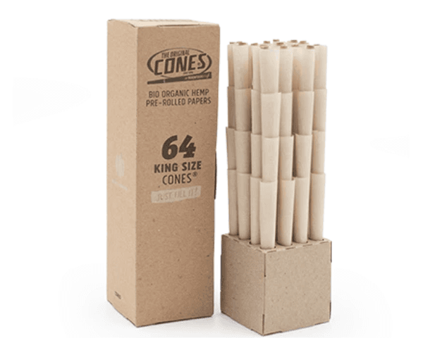 Jetzt ansehen Bio Organic Hemp Pre Rolled Cones® Hemp King Size 64pcs. - mini bulk