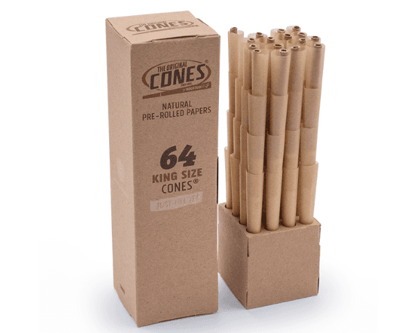 Jetzt ansehen Natural Pre Rolled Cones® Brown King Size 64pcs. - mini bulk