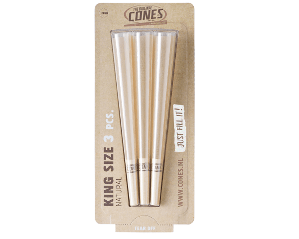 Jetzt ansehen Natural Pre Rolled Cones® Brown King Size 3pcs. blister pack