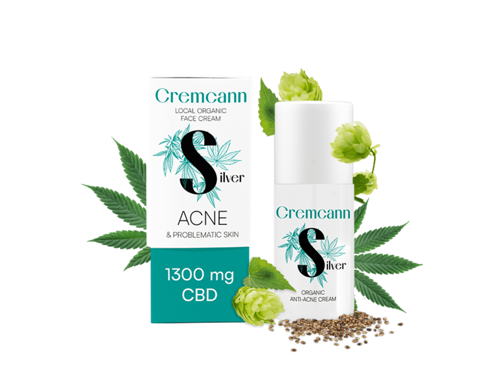 Jetzt ansehen CREMCANN SILVER 1 300 mg LOKALE ORGANISCHE CREME FÜR PROBLEMATISCHE HAUT