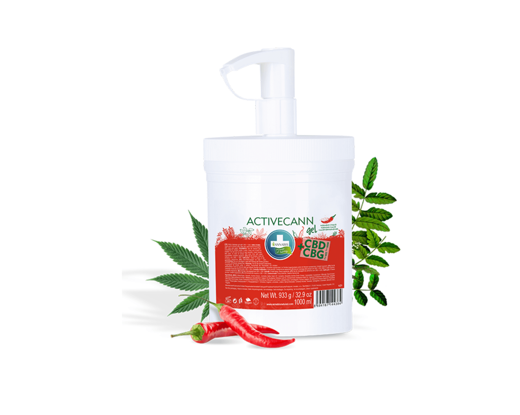 Jetzt ansehen ANNABIS ACTIVECANN WÄRMENDES HANF MASSAGEGEL MIT CBD + CBG 1L