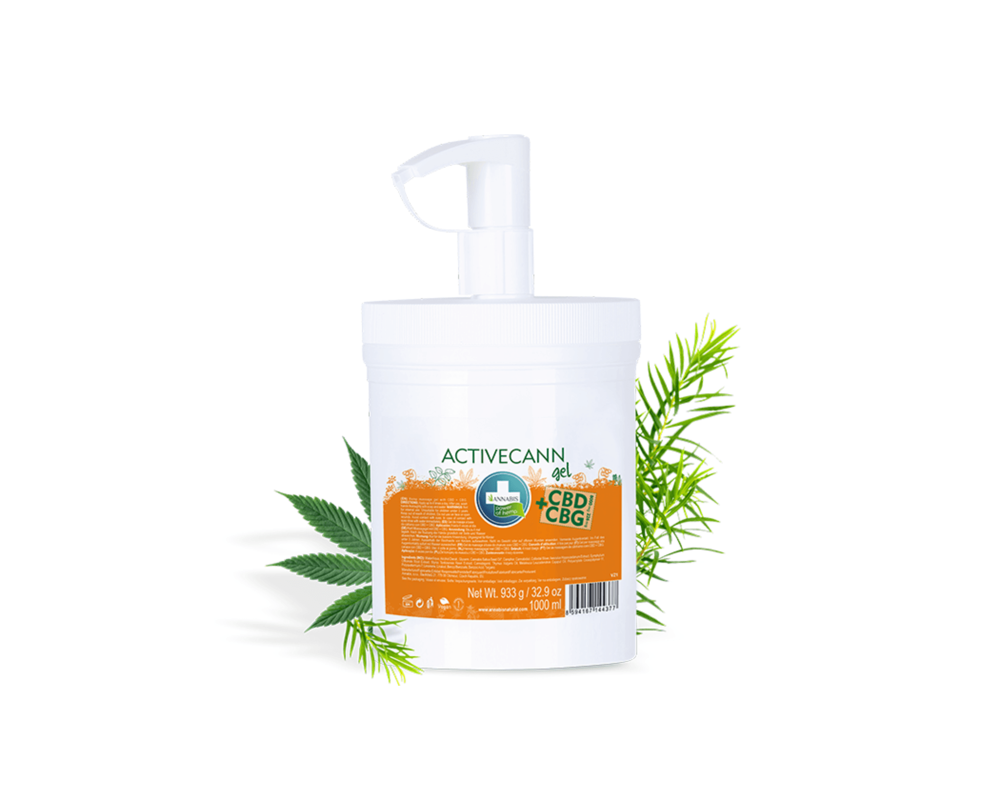 Jetzt ansehen ANNABIS ACTIVECANN HANF MASSAGEGEL MIT CBD + CBG 1L