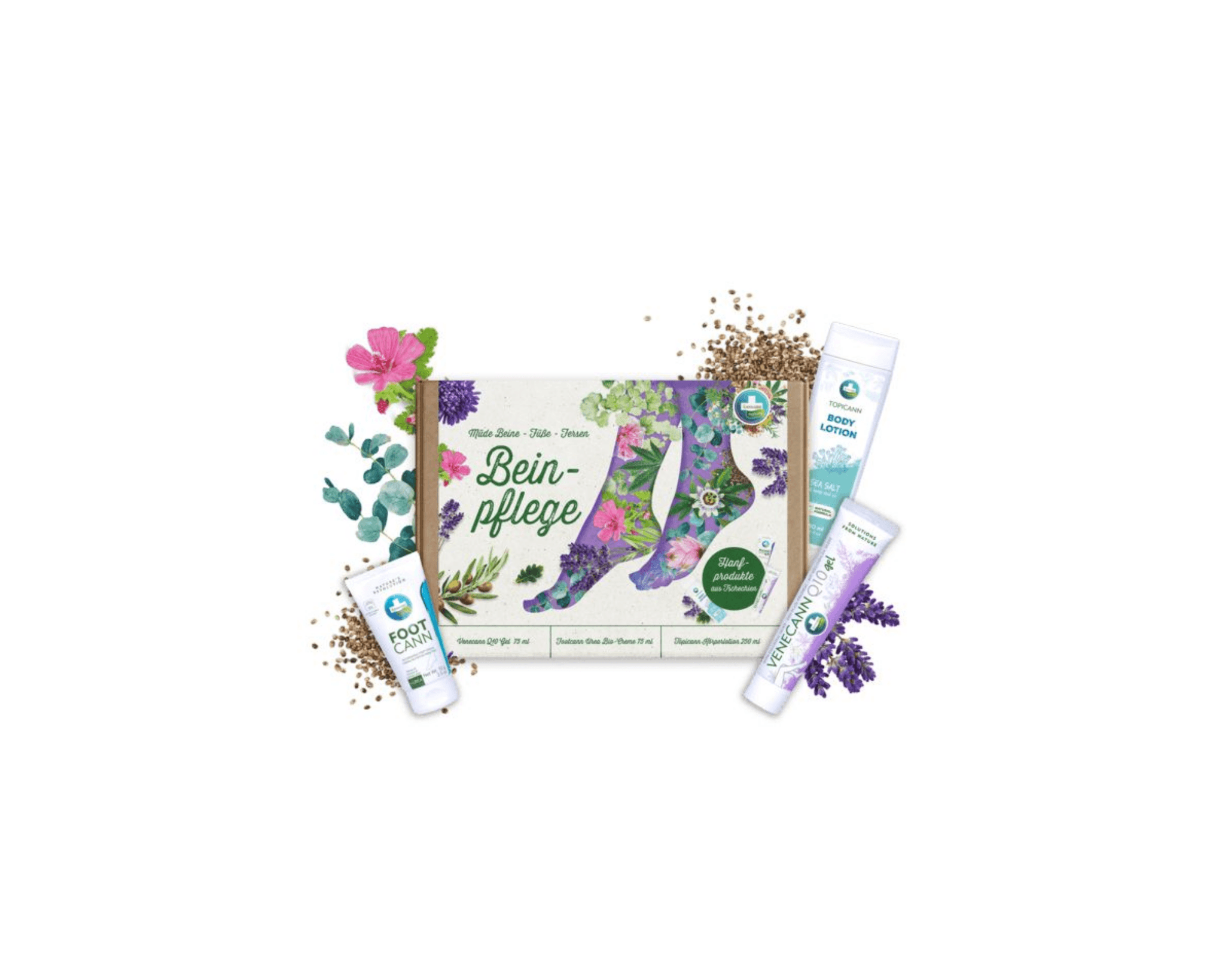 Jetzt ansehen ANNABIS GESCHENKSET – FUSSPFLEGEPRODUKTE FÜR FÜSSE, BEINE UND FERSEN!