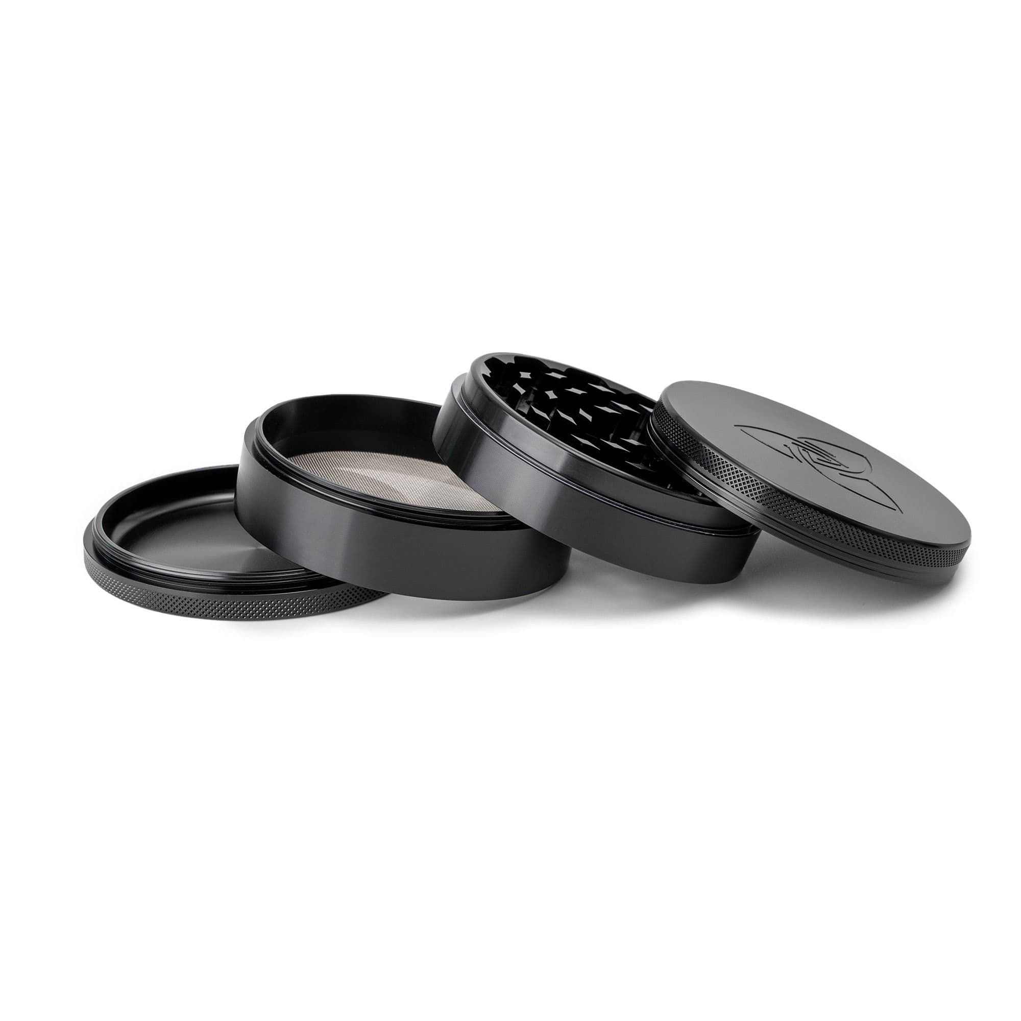 Jetzt ansehen Grinder Alu 100mm 4 teilig - Schwarz