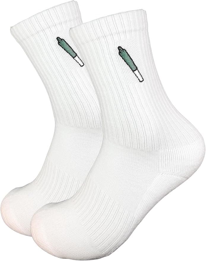 Jetzt ansehen High Socks | Lustige Marihuana Cannabis Weed Hanf Socken für Männer & Frauen 