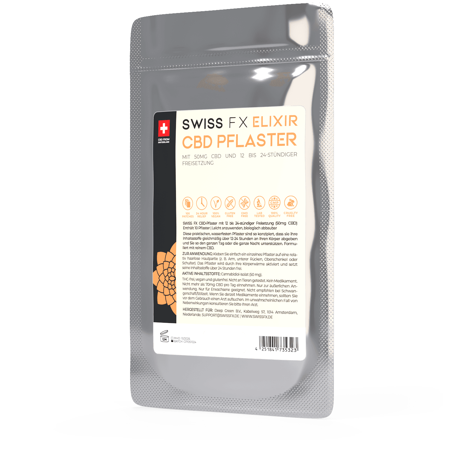 Jetzt ansehen CBD Pflaster 50mg CBD 10 Stück