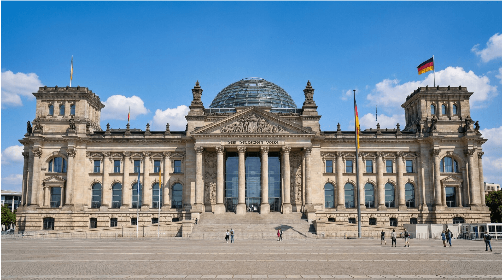 Reichstagsgebäude in Berlin