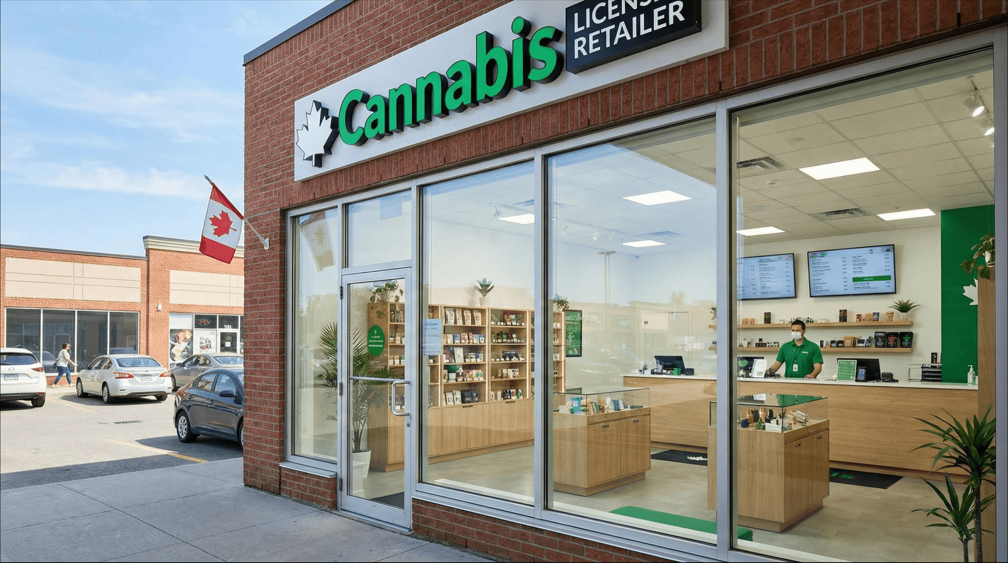 Lizenzierter Cannabis-Shop in Kanada – ein Modell regulierter Abgabe, das Deutschland noch fehlt.