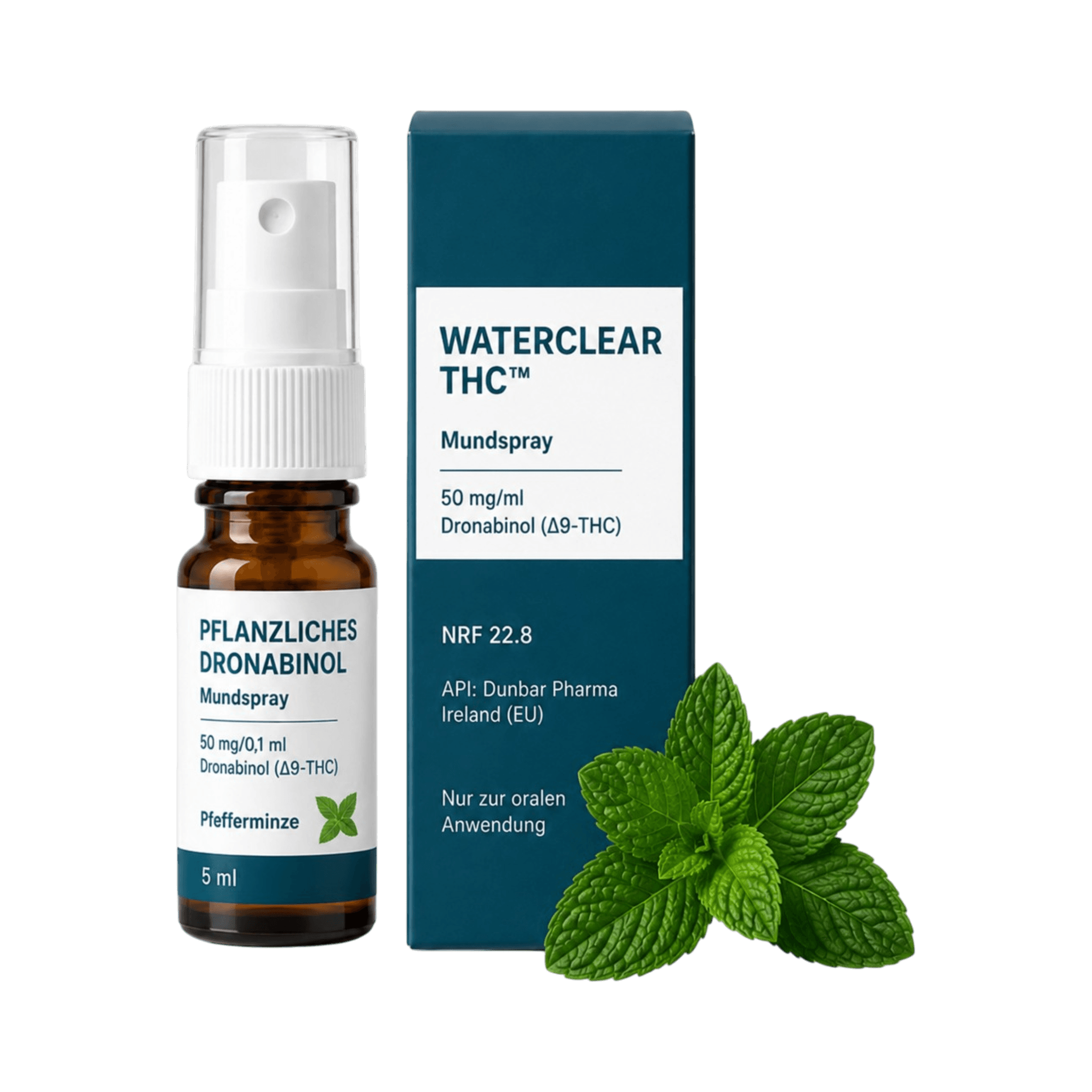 WaterClear Dronabinol-Mundspray Pfefferminze 50mg/ml