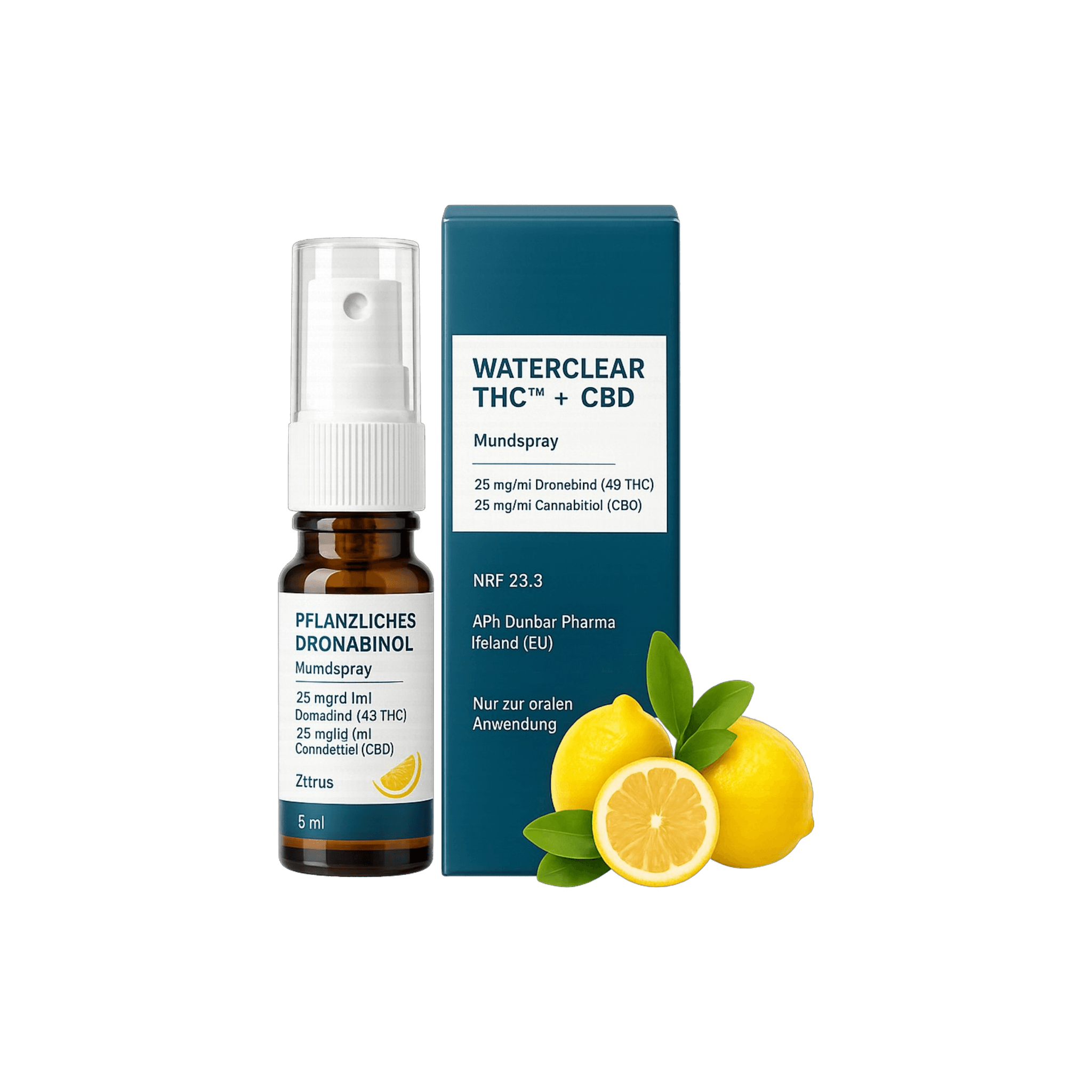 WaterClear Dronabinol-Mundspray Zitrone 25/25mg/ml